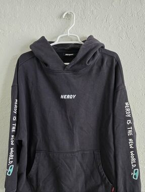 Nerdy Brand Pullover Hoodie